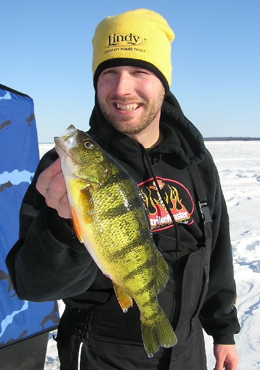 Happy anglers with fish